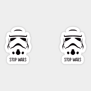 Stop wars Sticker